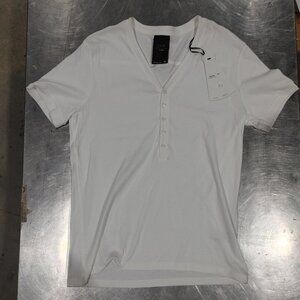 Brand New G-Star RAW CorrectLine Charley Granddad T-Shirt White Men's Size XL